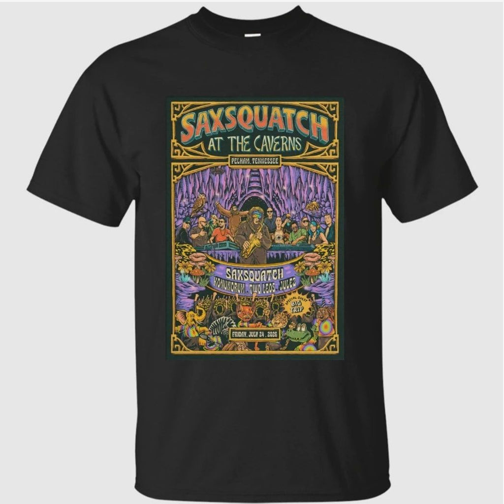 Saxsquatch Concert Tour in Pelham 07-24-2026 Poster Shirt