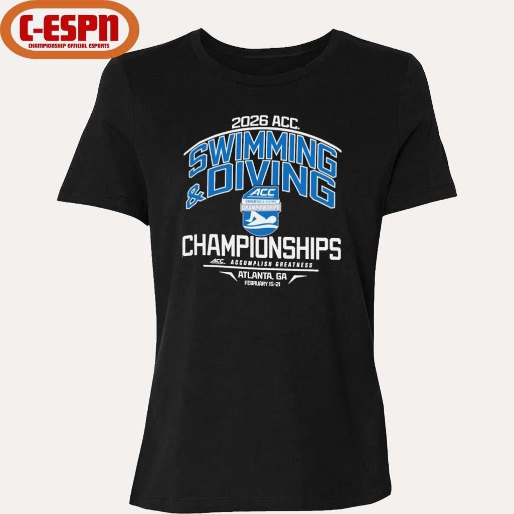 2026 Atlantic Coast Conference Men’s & Women’s Swimming & Diving Championships Shirt
