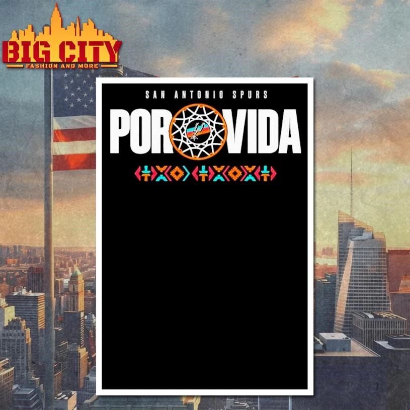 San Antonio Spurs Item of the Game 2025-2026 City Edition Por Vida shirt