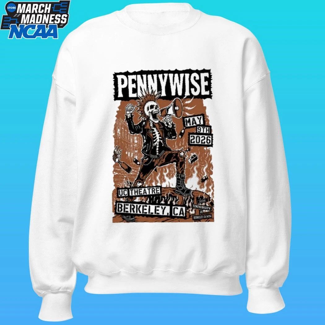 Pennywise & Circle Jerks The Uc Theatre May 9 2026 Event Shirt