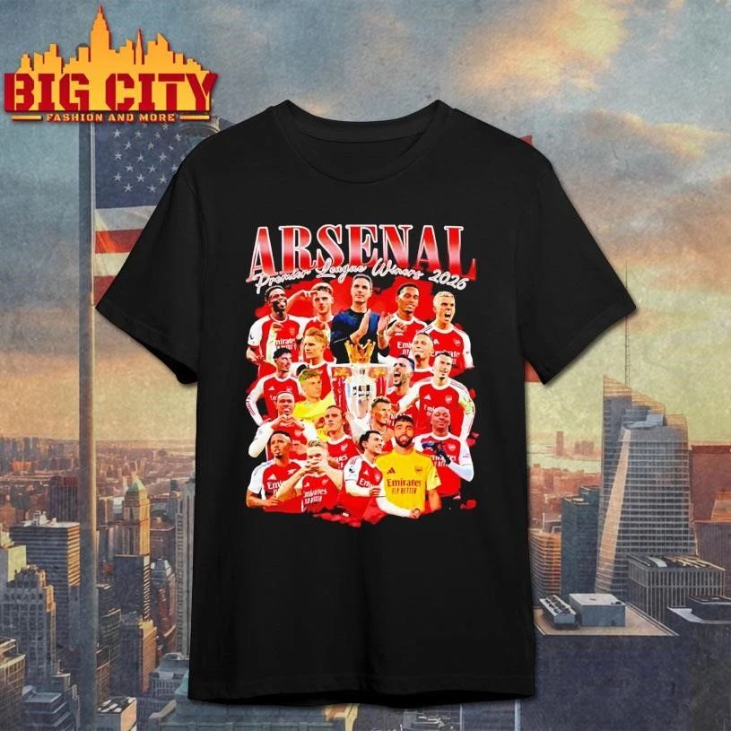 Arsenal Premier League Winners 2026 Graphic Shirt