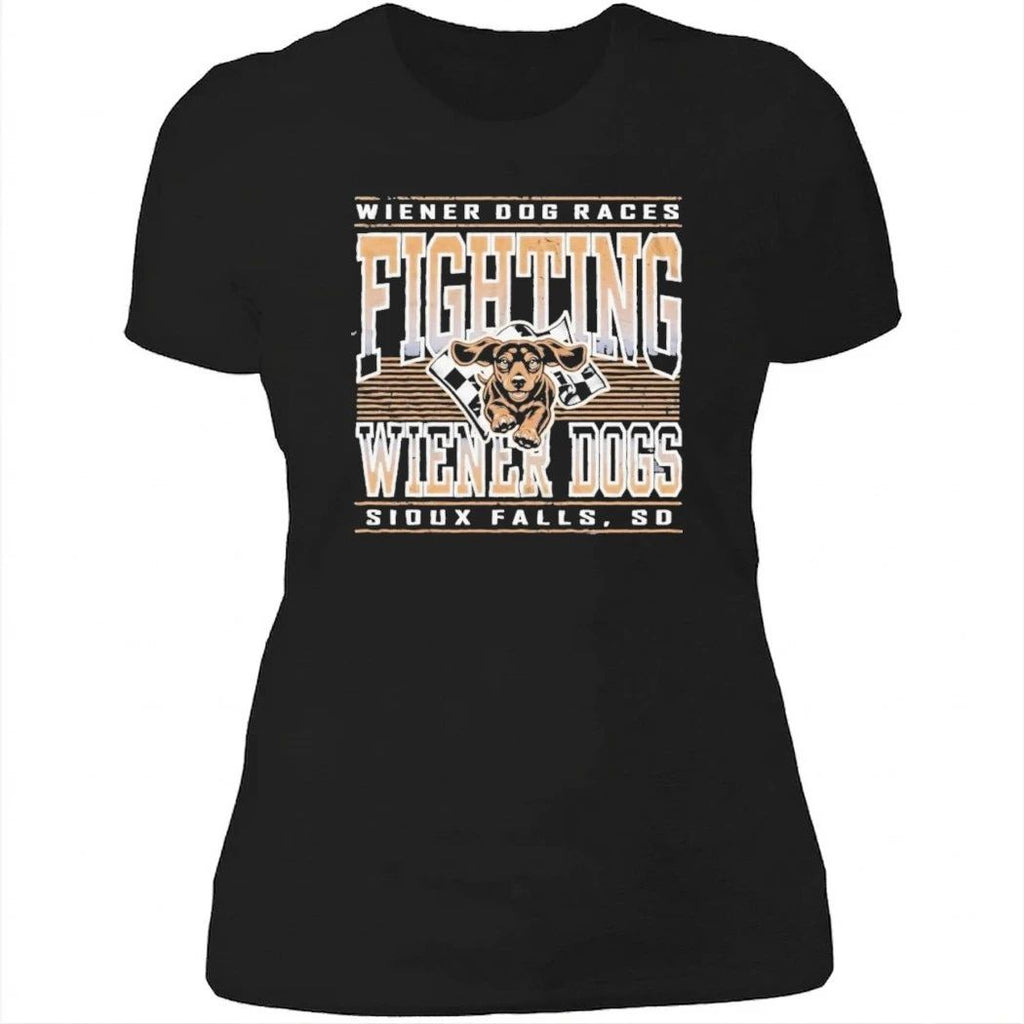 Fighting Wiener Dog Races Sioux Falls SD Dachshund Shirt