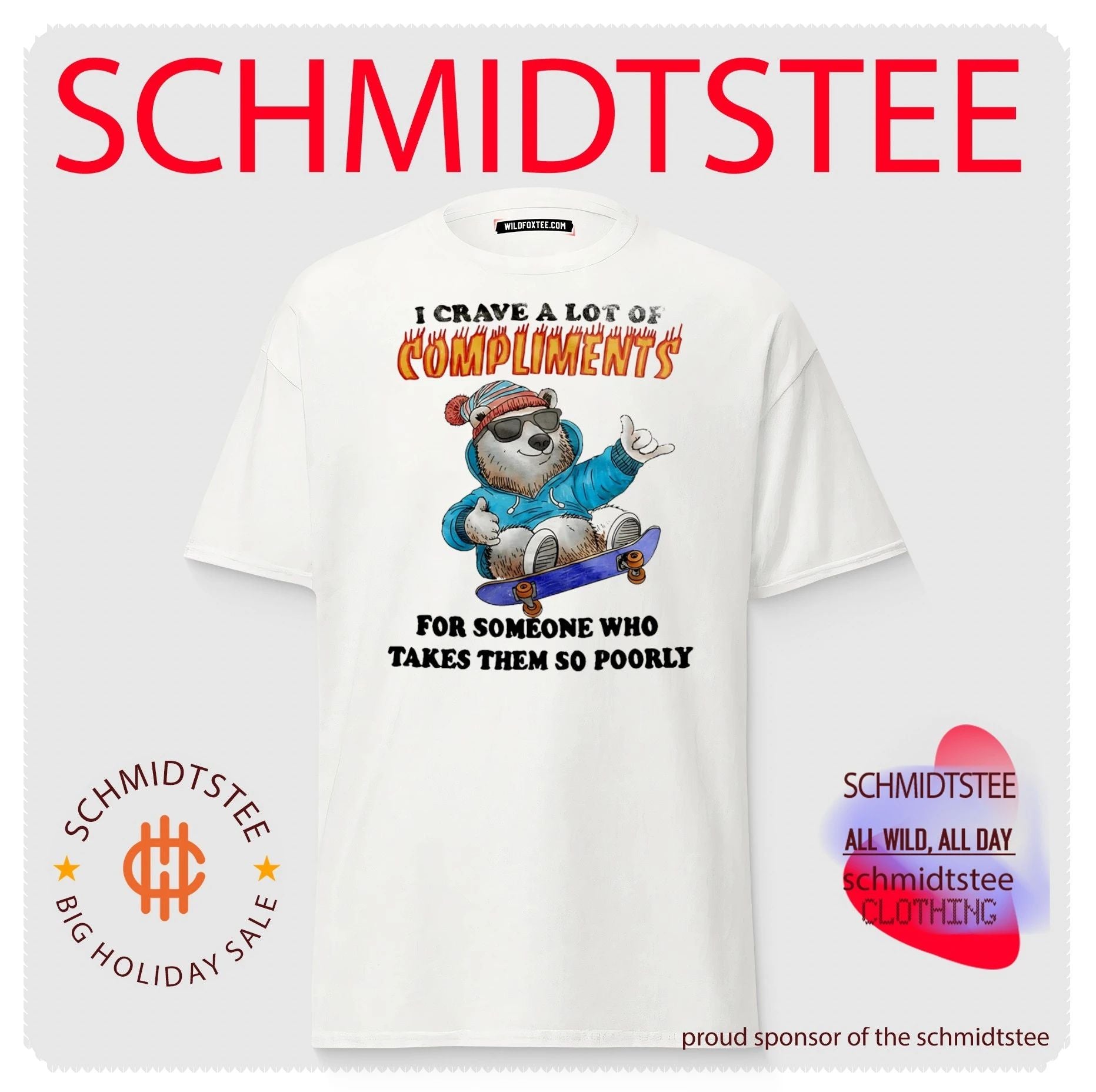 I crave a lot of compliments for someone who takes them so poorly shirt