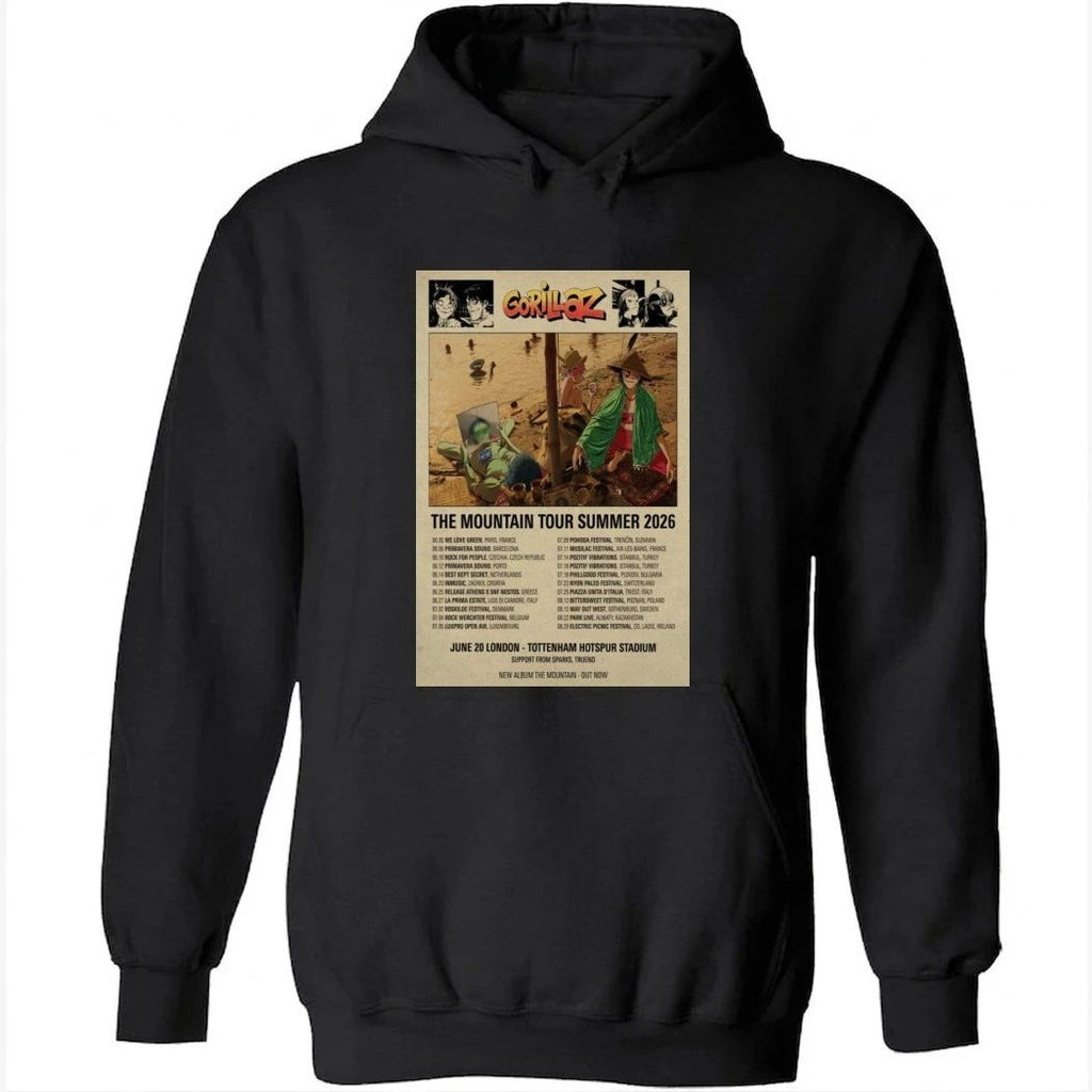 Gorillaz June 05 2026 Paris, France Poster Shirt