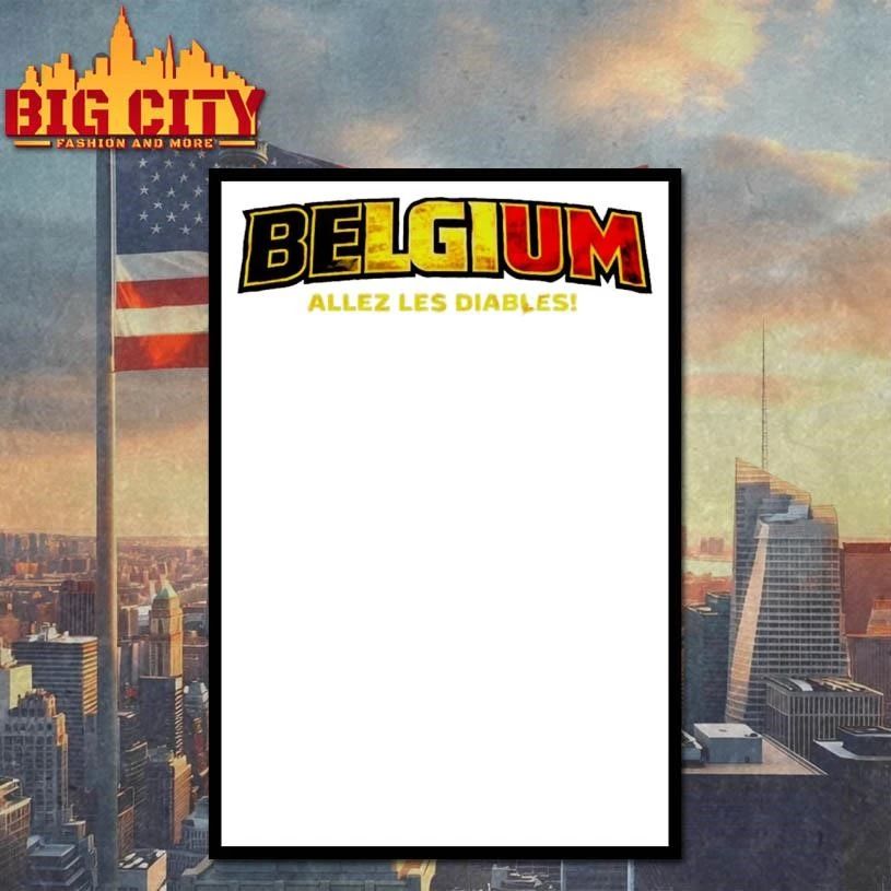 Belgium Allez Les Diables 2026 World Cup Shirt