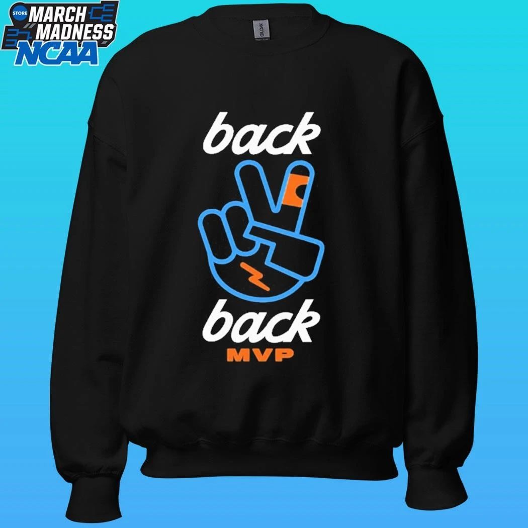 Shai Gilgeous Alexander Piece Hand Mvp Oklahoma City Thunder Basketball Back 2 Back Shirt