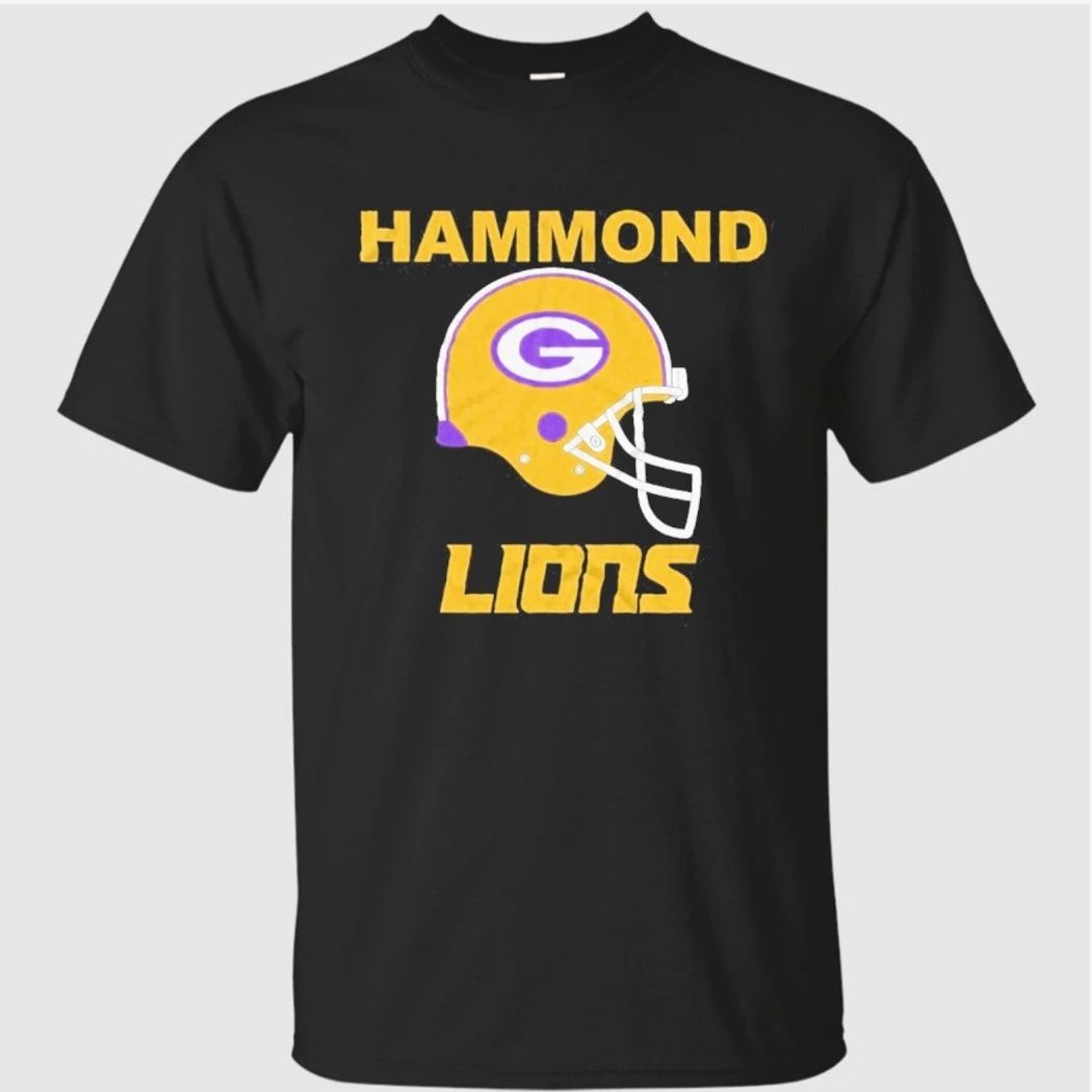 Hammond Lions Football Helmet Team Spirit Shirt