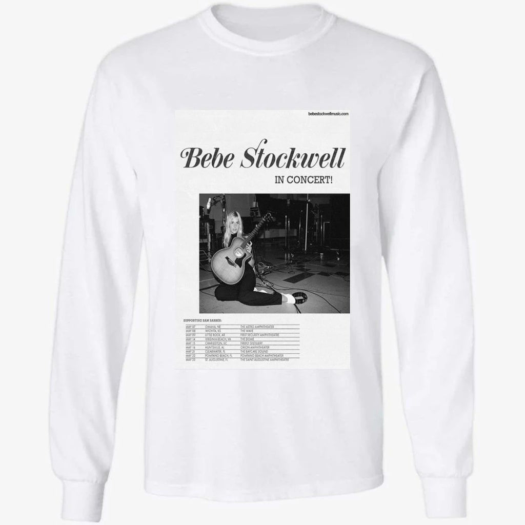 Bebe Stockwell Tour Sep Oct 2026 Poster Shirt