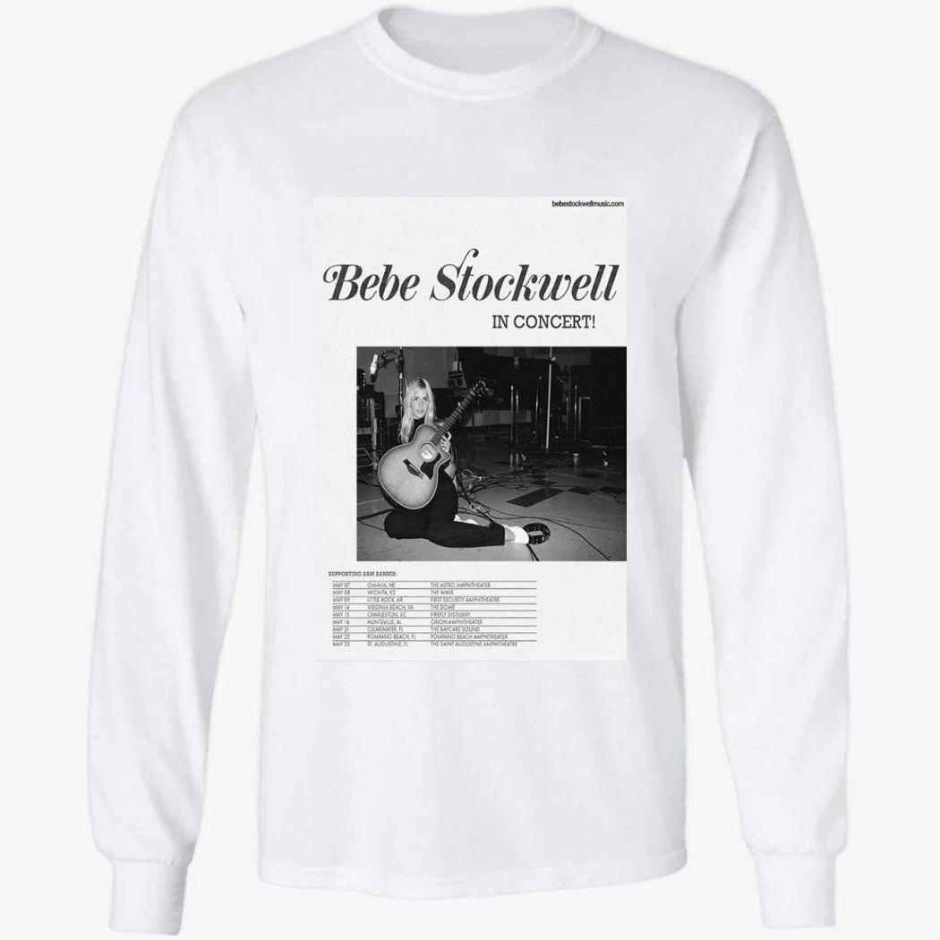 Bebe Stockwell Tour Sep Oct 2026 Poster Shirt