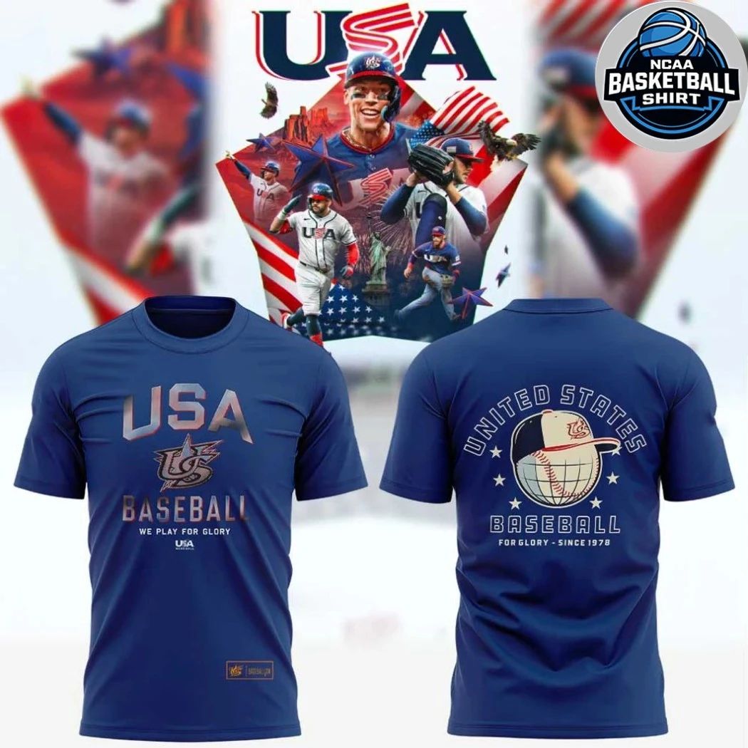 USA Baseball 2026 World Baseball We Play For Glory Shirt