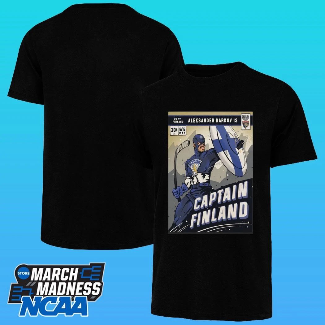 Aleksander Barkov Captain Finland Poster Shirt