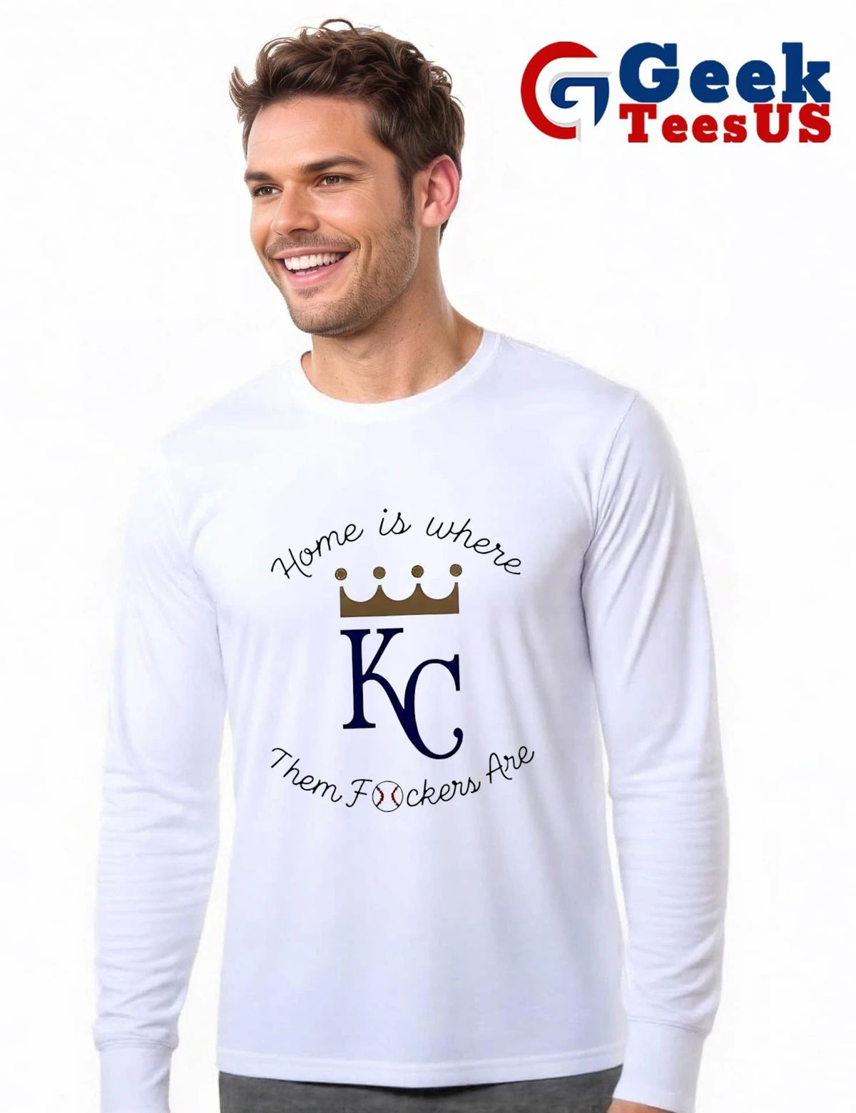 Kansas City Royals baseball home is where them fckers are shirt