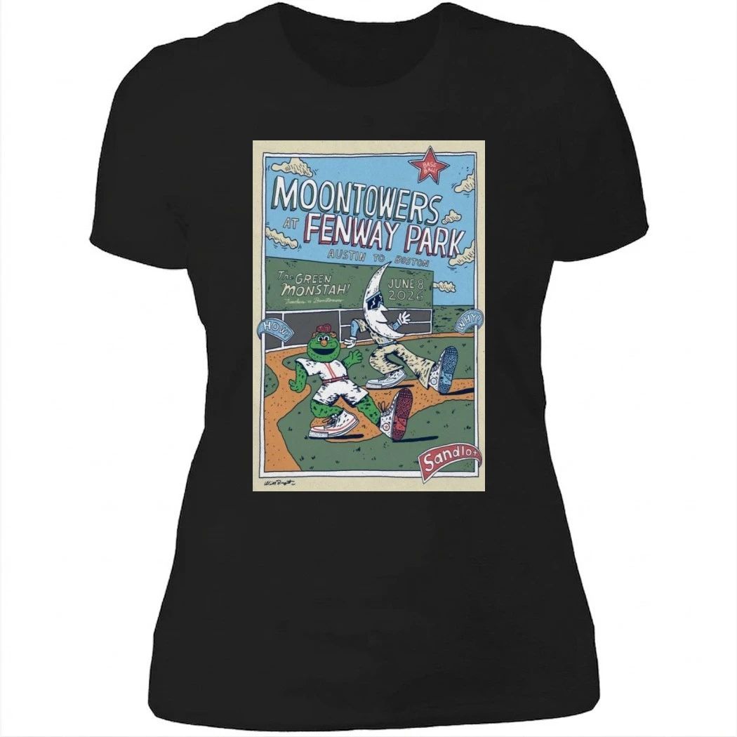 Moontowers Boston Fenway Poster 06-08-26 Shirt
