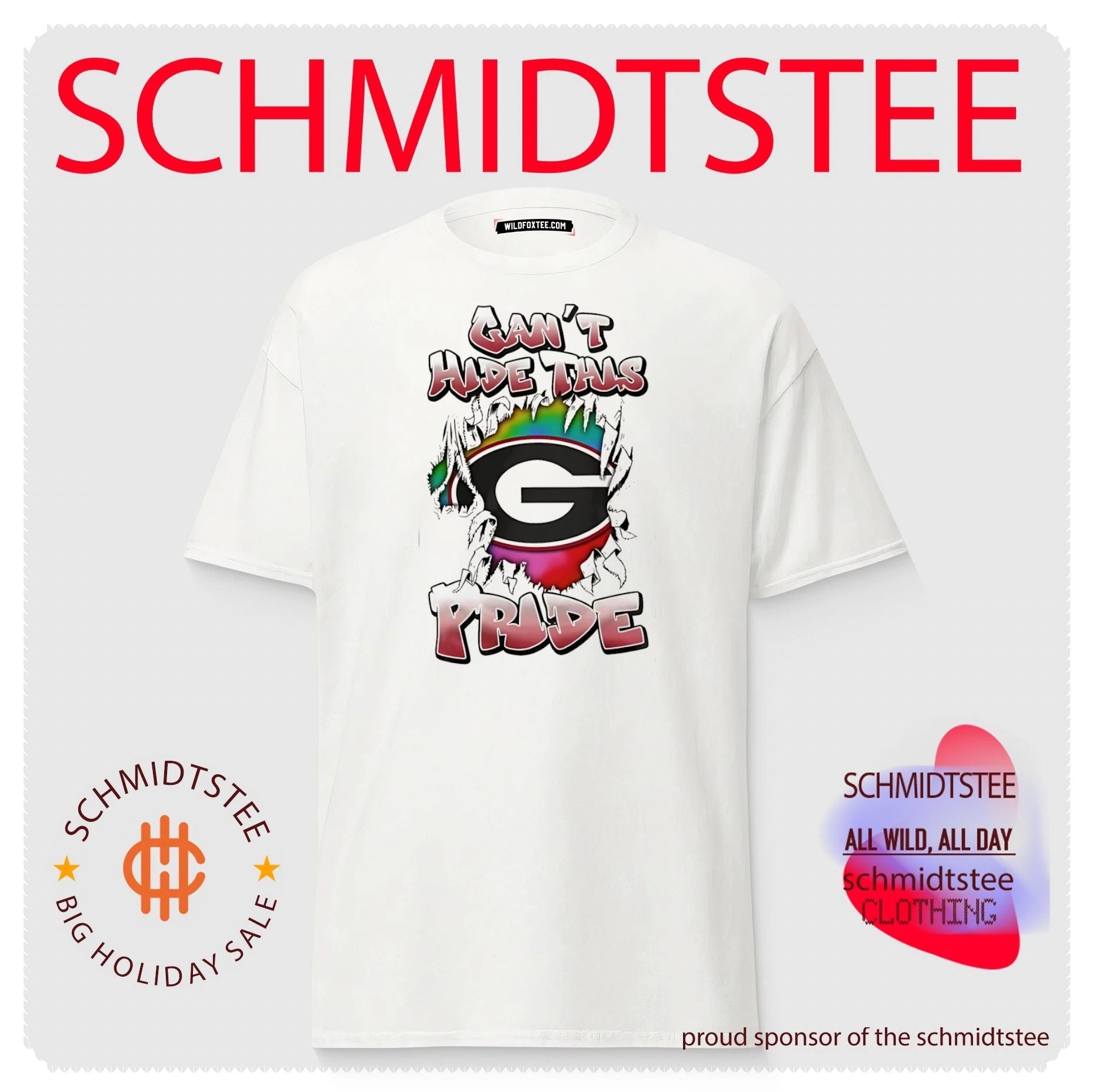 Georgia Bulldogs can’t hide this pride logo shirt