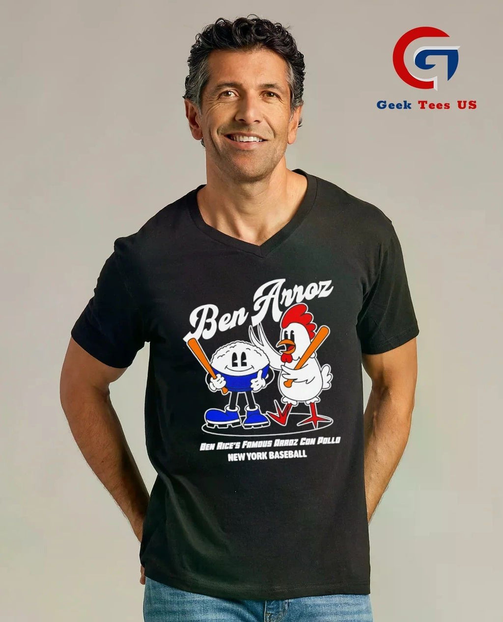 Ben Rice famous arroz con pollo New York Yankees baseball shirt