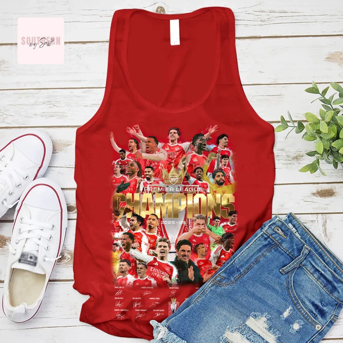 Arsenal Premier League Champions 2025-2026 Season Commemorative Unisex T-Shirt