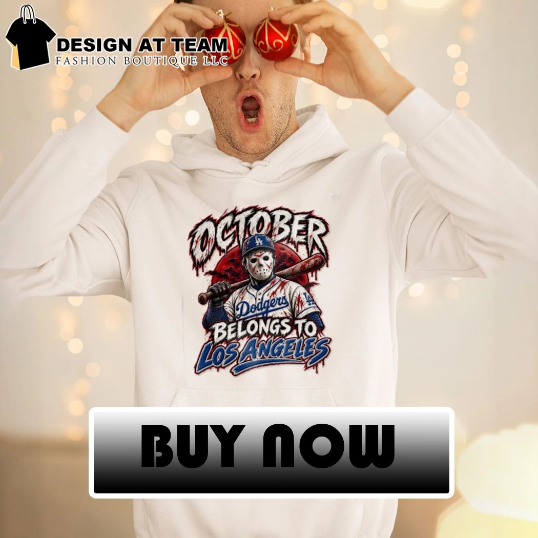 Los Angeles Dodgers Halloween October Belongs to LA Horror Baseball shirt