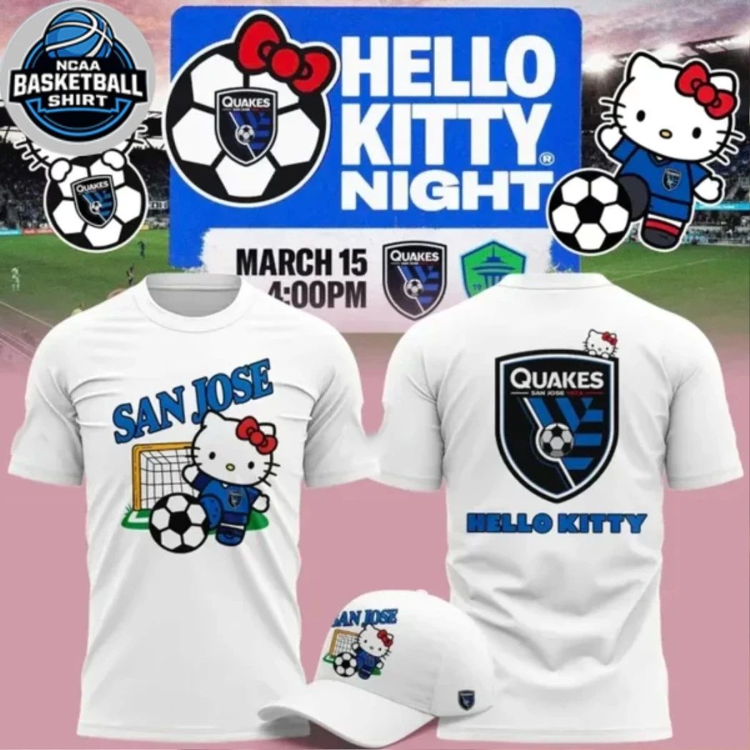 San Jose Earthquakes x Hello Kitty 2026 Shirt
