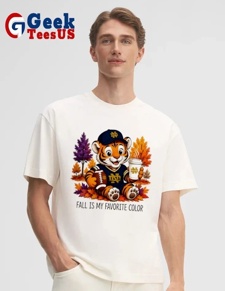 Notre Dame Fighting Irish Tiger Fall Is My Favorite Color College Football 2026 shirt