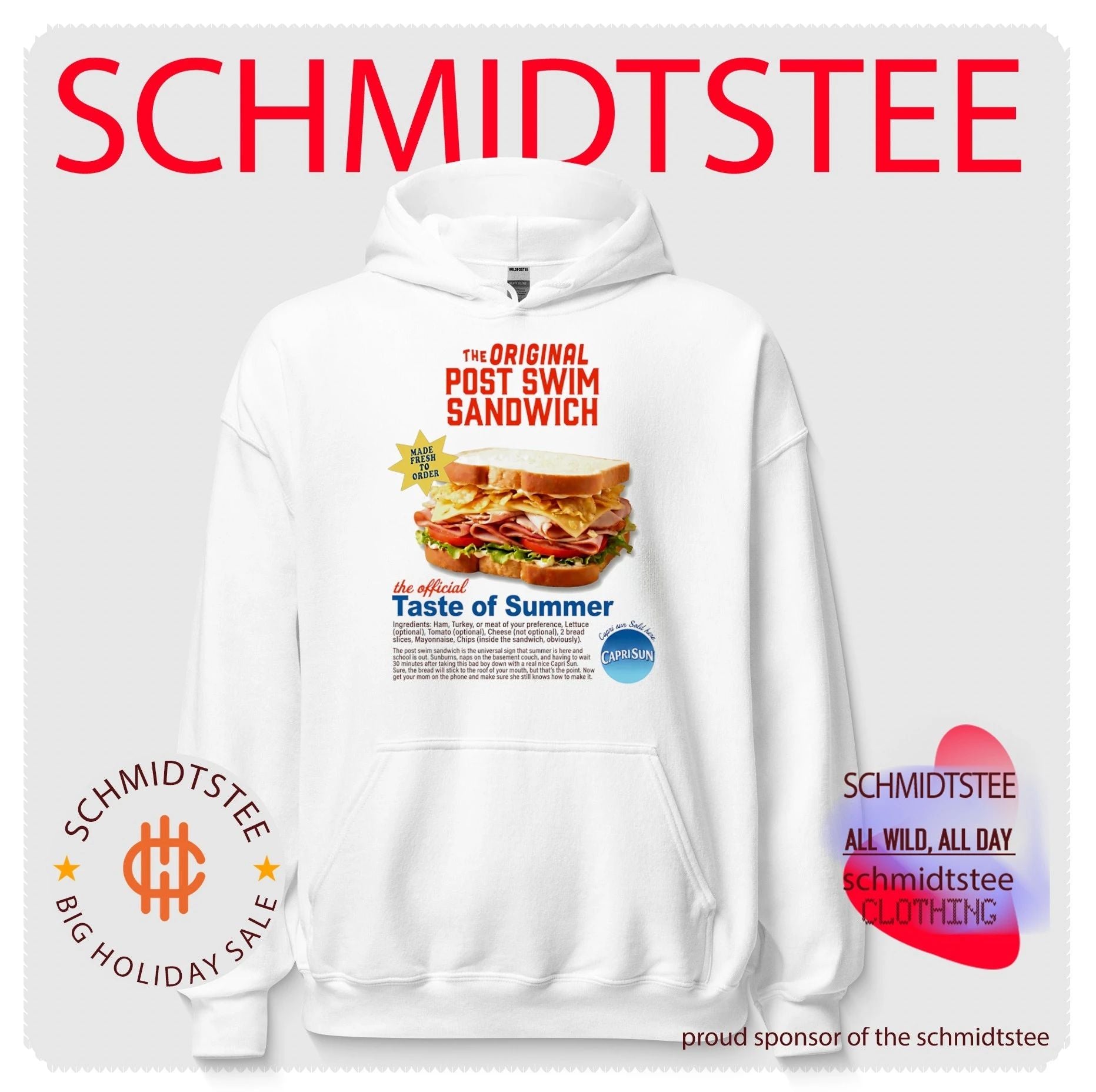 The Original Post Swim Sandwich the official Taste of Summer shirt