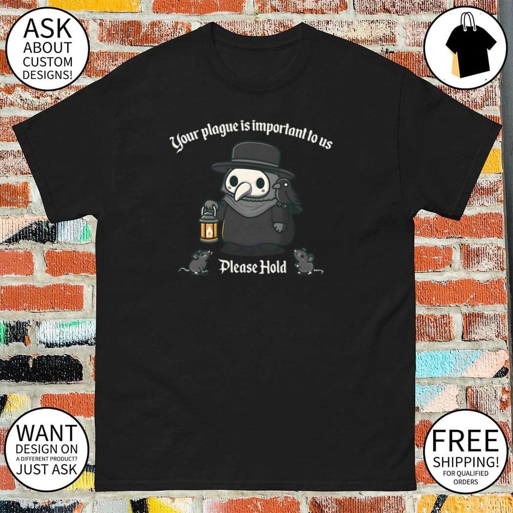 Plague is important a plague doctor and rats shirt