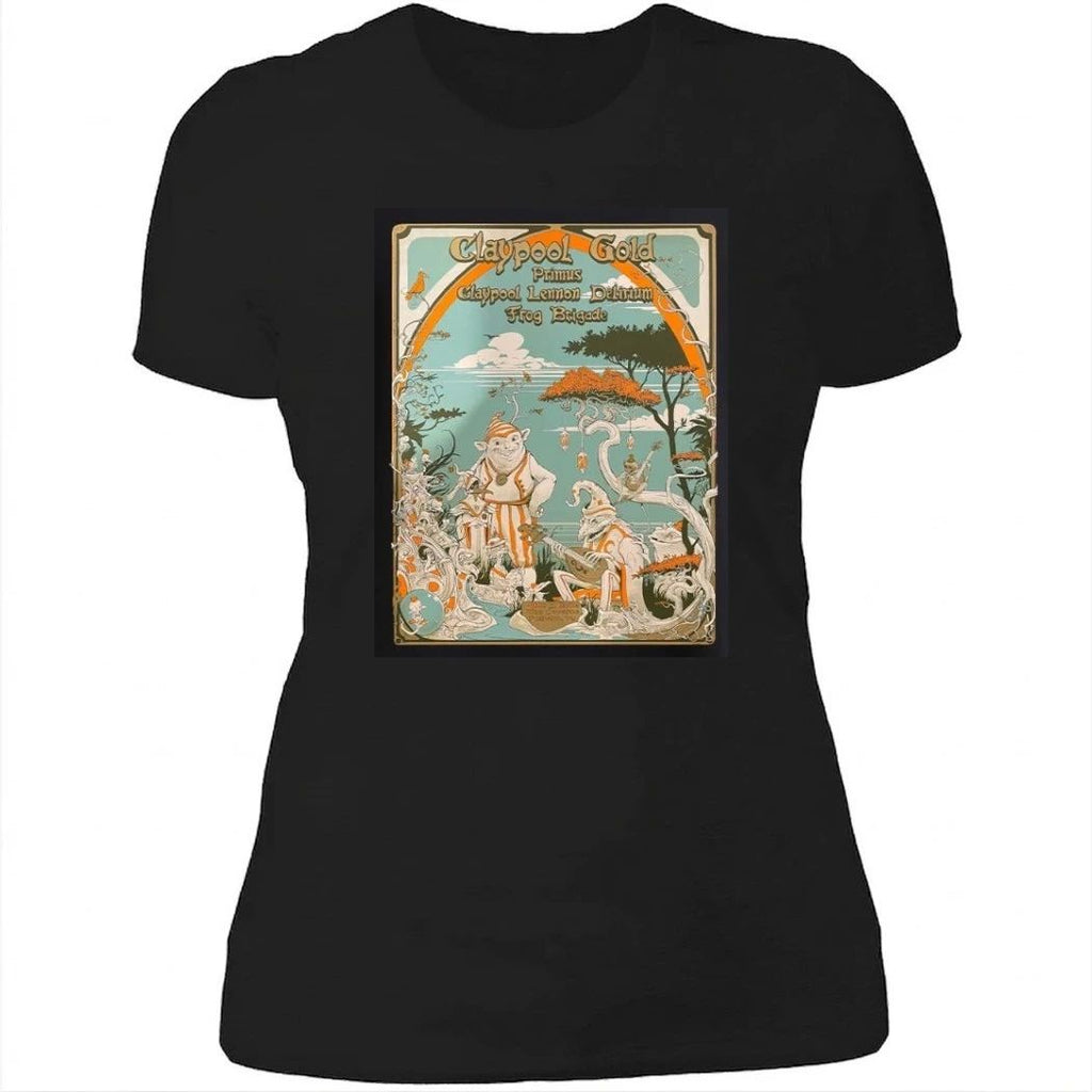 Claypool Gold Primus Claypool Lennon Delirium And Frog Brigade Pelham TN 2026 Gig Poster At The Caverns On June 5 2026 T-Shirt