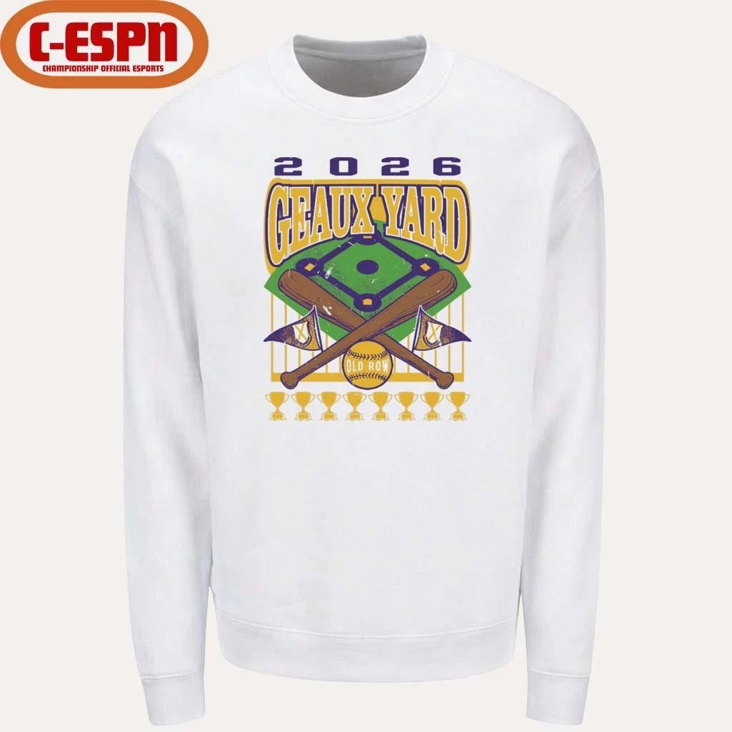 LSU Tigers 2026 Geaux Yard Baseball Shirt