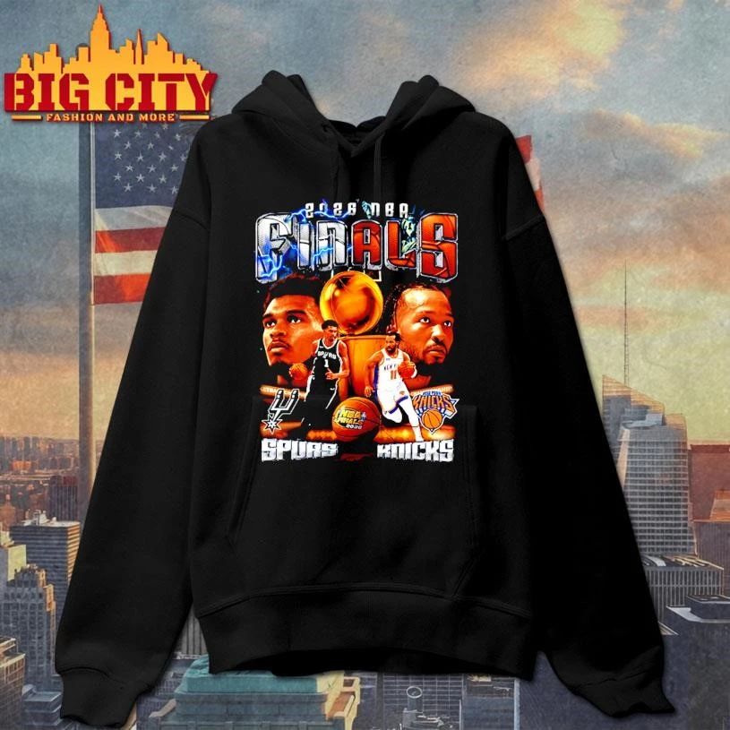 Knicks vs Spurs 2026 Championship BootlegNBA Finals Shirt