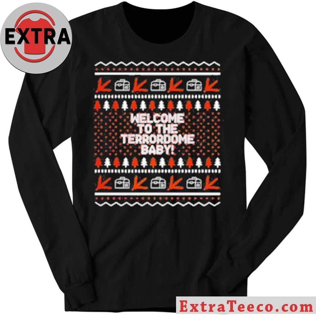Virginia Tech Hokies welcome to the Terrordome baby ugly Christmas shirt