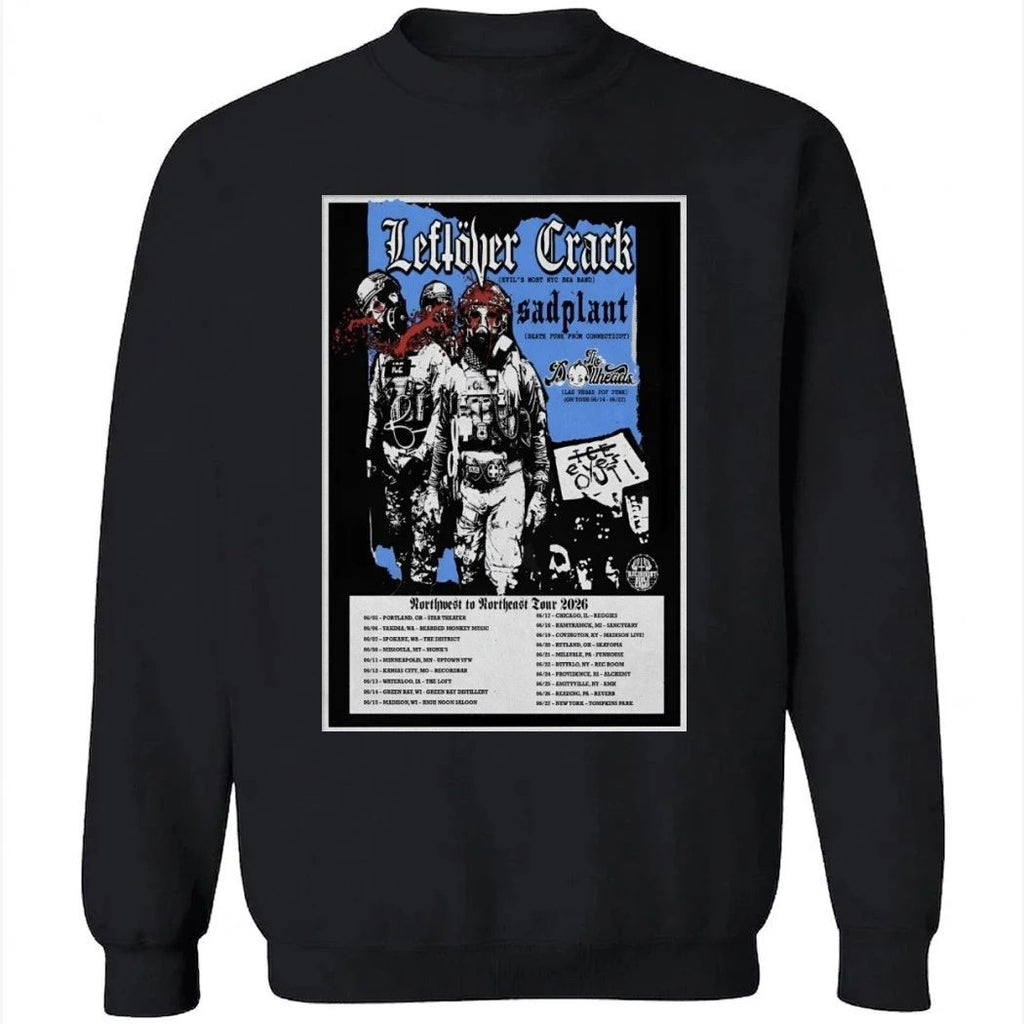 Leftover Crack Poster Northwest To North East Tour 2026 Shirt