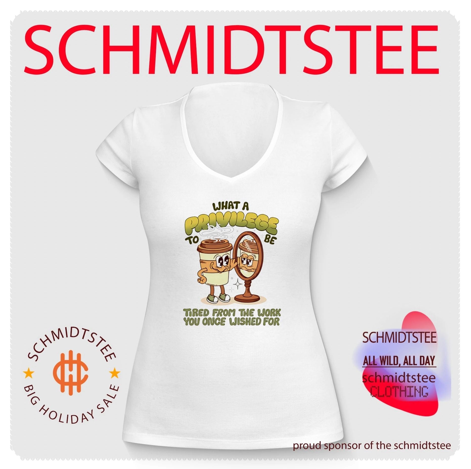 Coffee what a privilege to be tired from the work you once wished for shirt