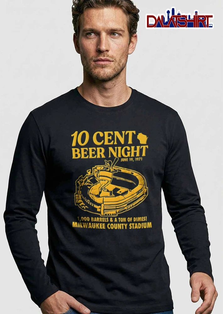 Privateers Maurice County 10 Cent Beer Night 1000 Barrels And A Ton Of Dimes 1971 shirt