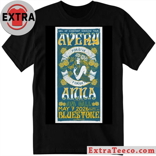 Avery Anna And Ava Hall In Columbus OH On May 7 2026 Tour Poster Shirt