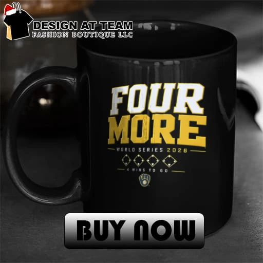 Four More Milwaukee Brewers Sweeping The Los Angeles Dodgers 4 wins to go shirt