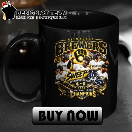 Milwaukee Brewers Sweep Dodgers 2026 NL Champions NLCS 4-0 Baseball shirt