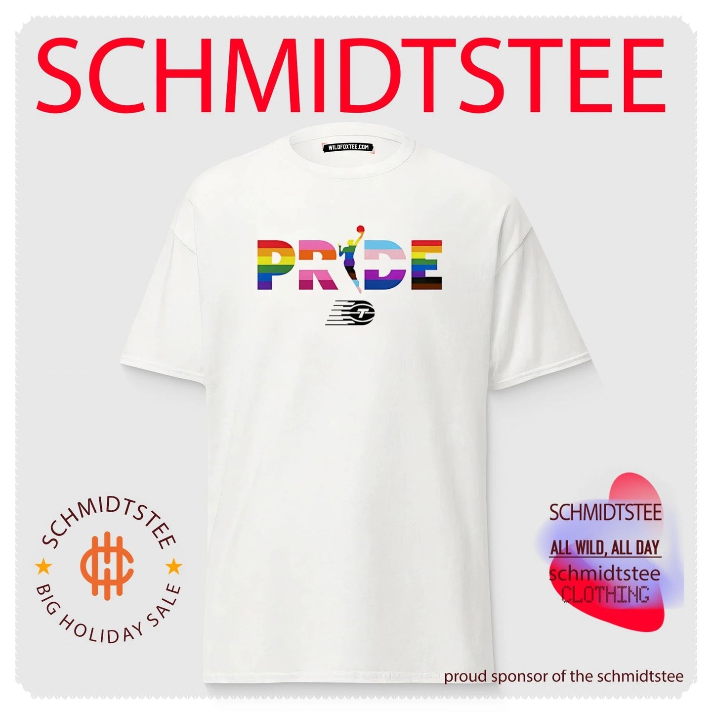 Toronto Tempo WNBA pride stripes shirt