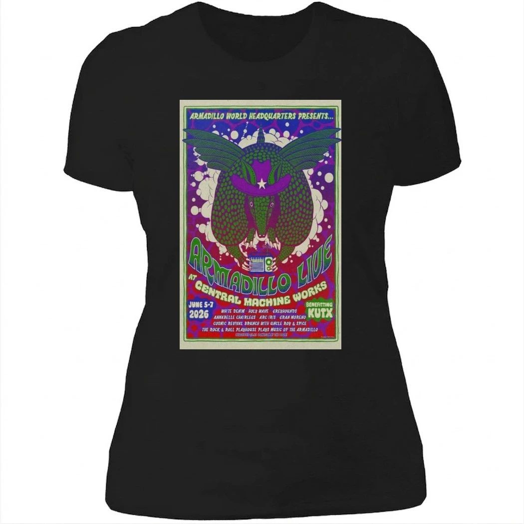 Armadillo live Austin 2026 Poster Shirt