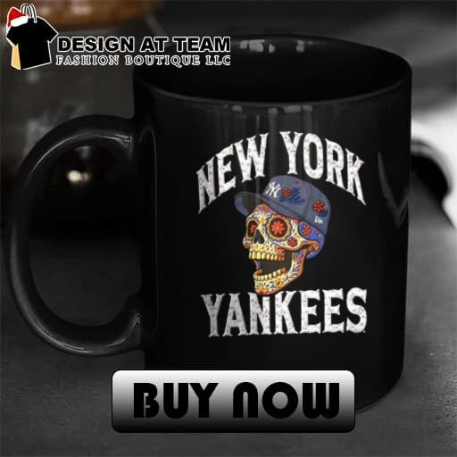 New York Yankees Sugar Skull Floral Baseball shirt