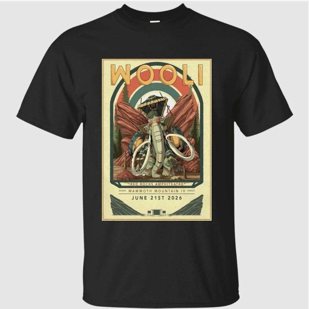 Wooli 6-21-2026 Red Rocks In Morrison CO Poster Shirt