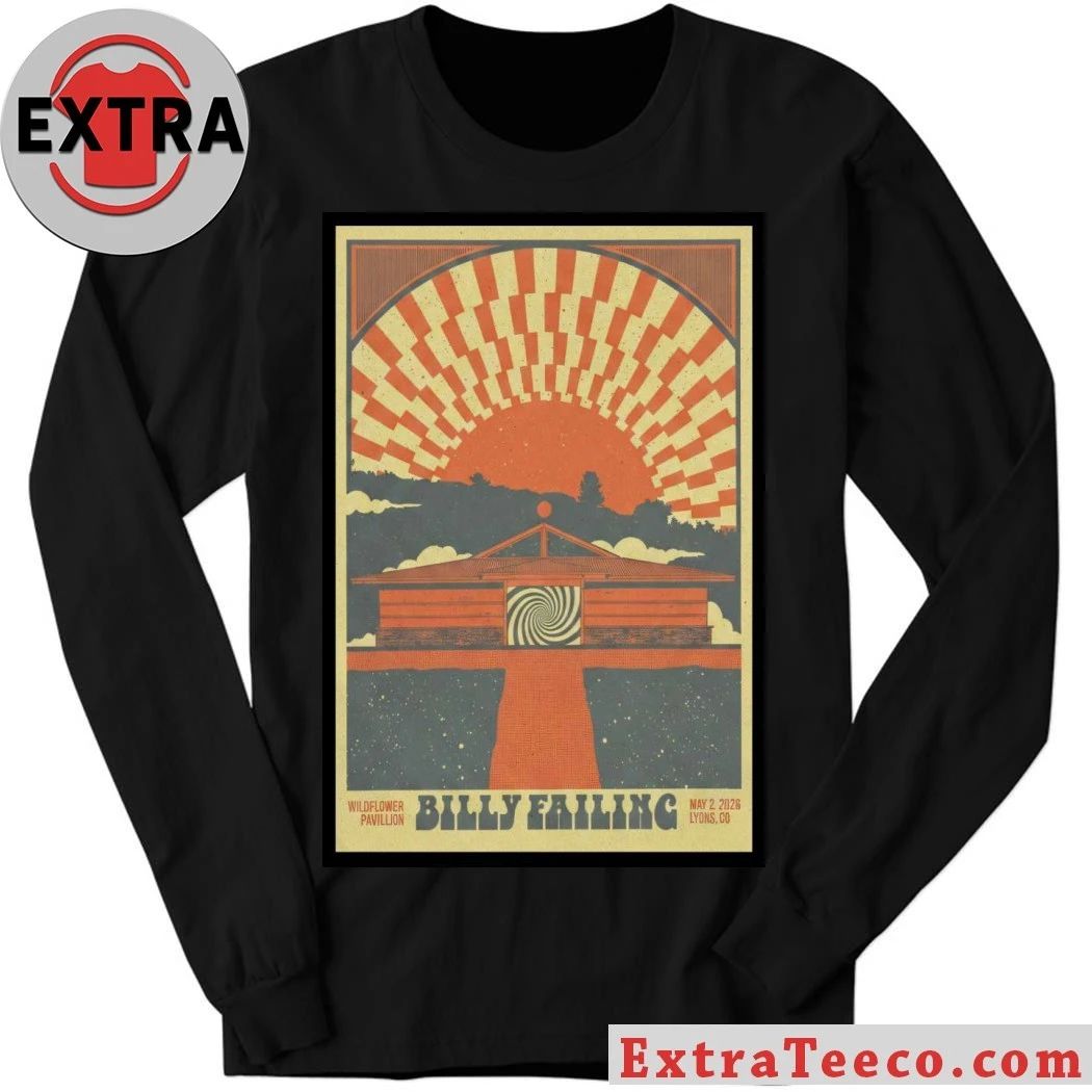 Billy Failing Planet Bluegrass Ranch, May 2, 2026 Poster Shirt