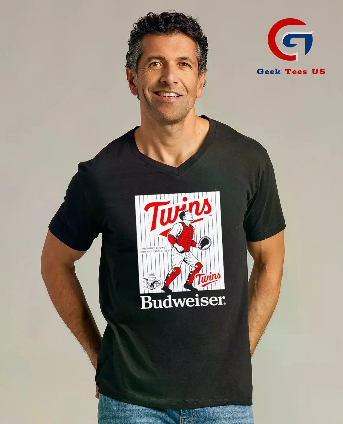 Minnesota Twins baseball 150 Years Budweiser shirt