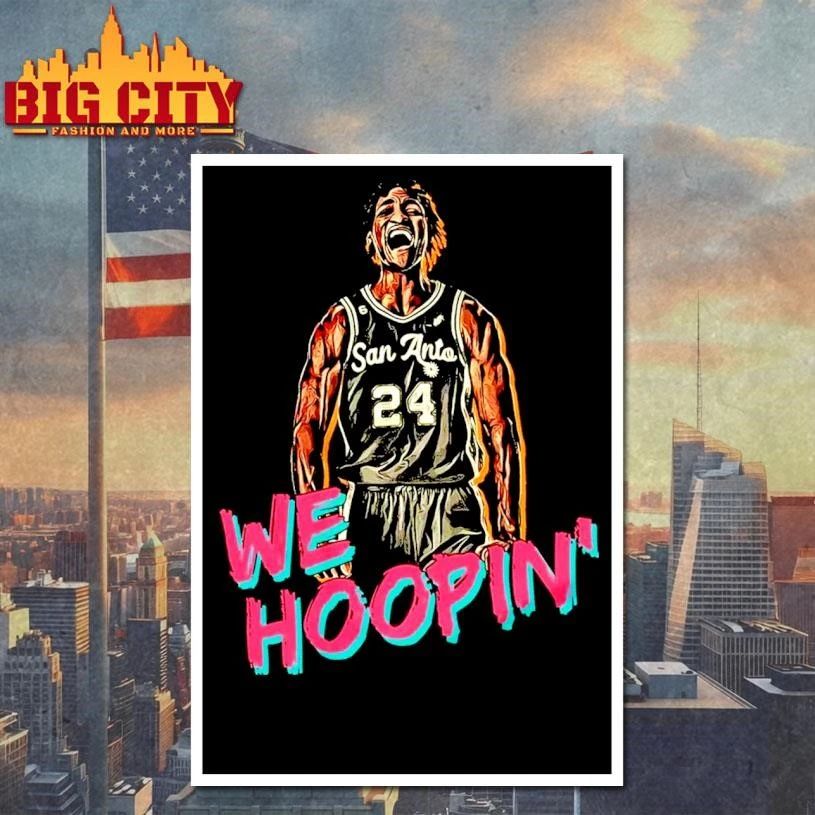 San Antonio Spurs We Hoopin Western Conference Finals Playoffs NBA Shirt