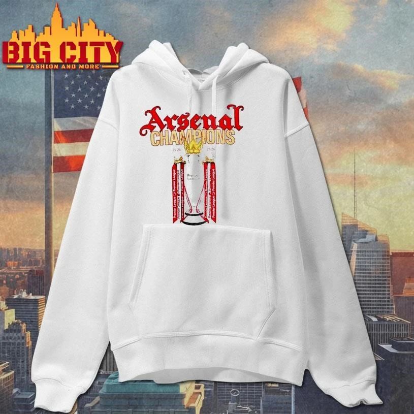 Arsenal Premier League Champions 25-26 Trophy Shirt