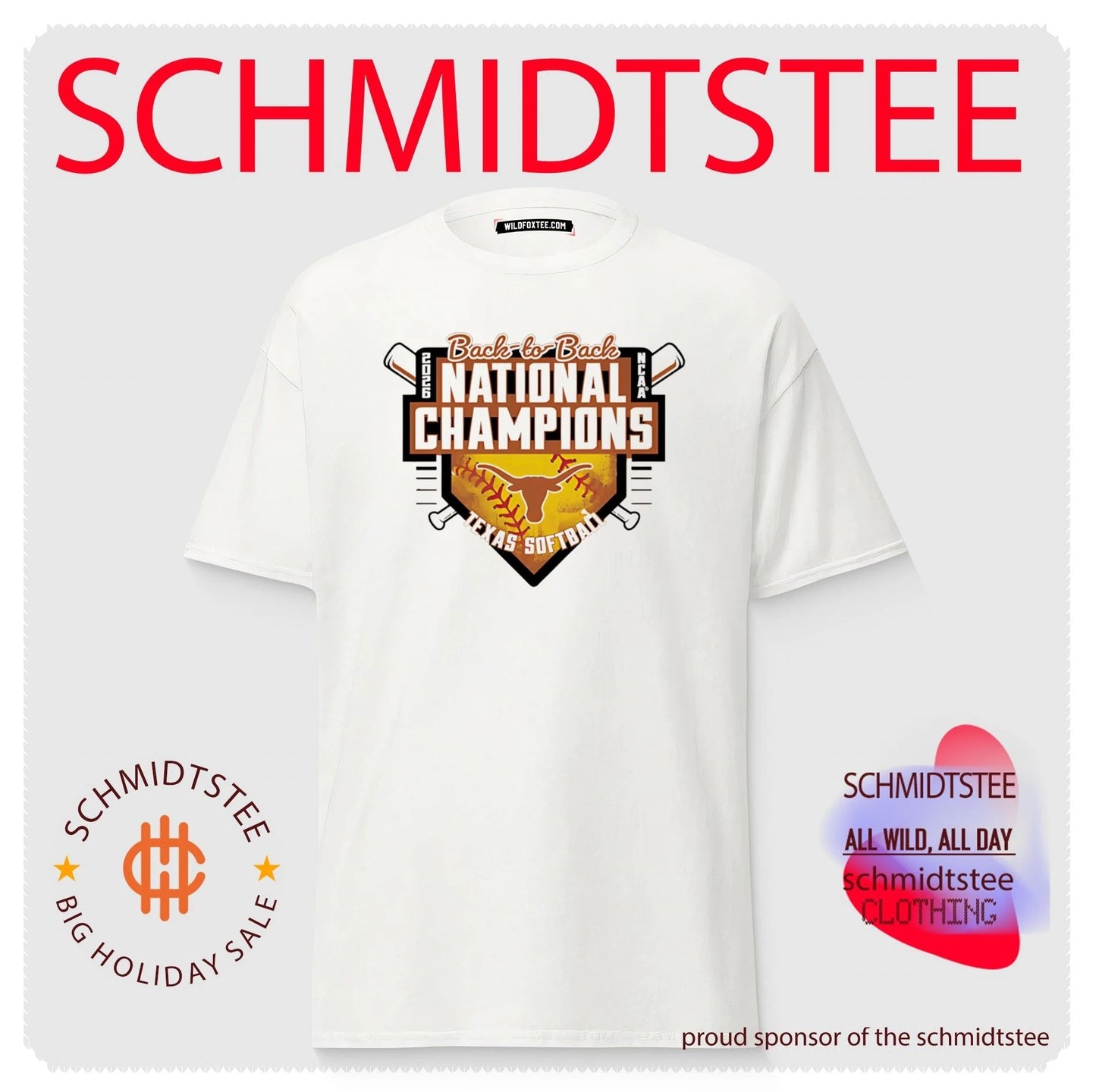 Texas Longhorns NCAA Softball WCWS Back-to-Back National Champions 2026 shirt