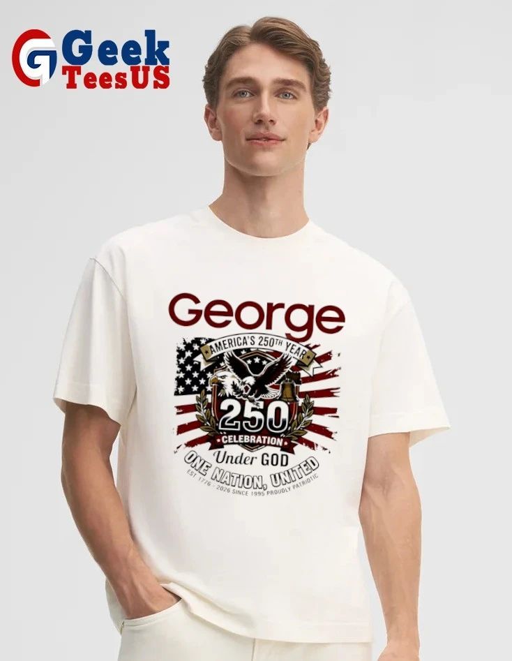 George America’s 250th Year Celebration One Nation United Under God shirt