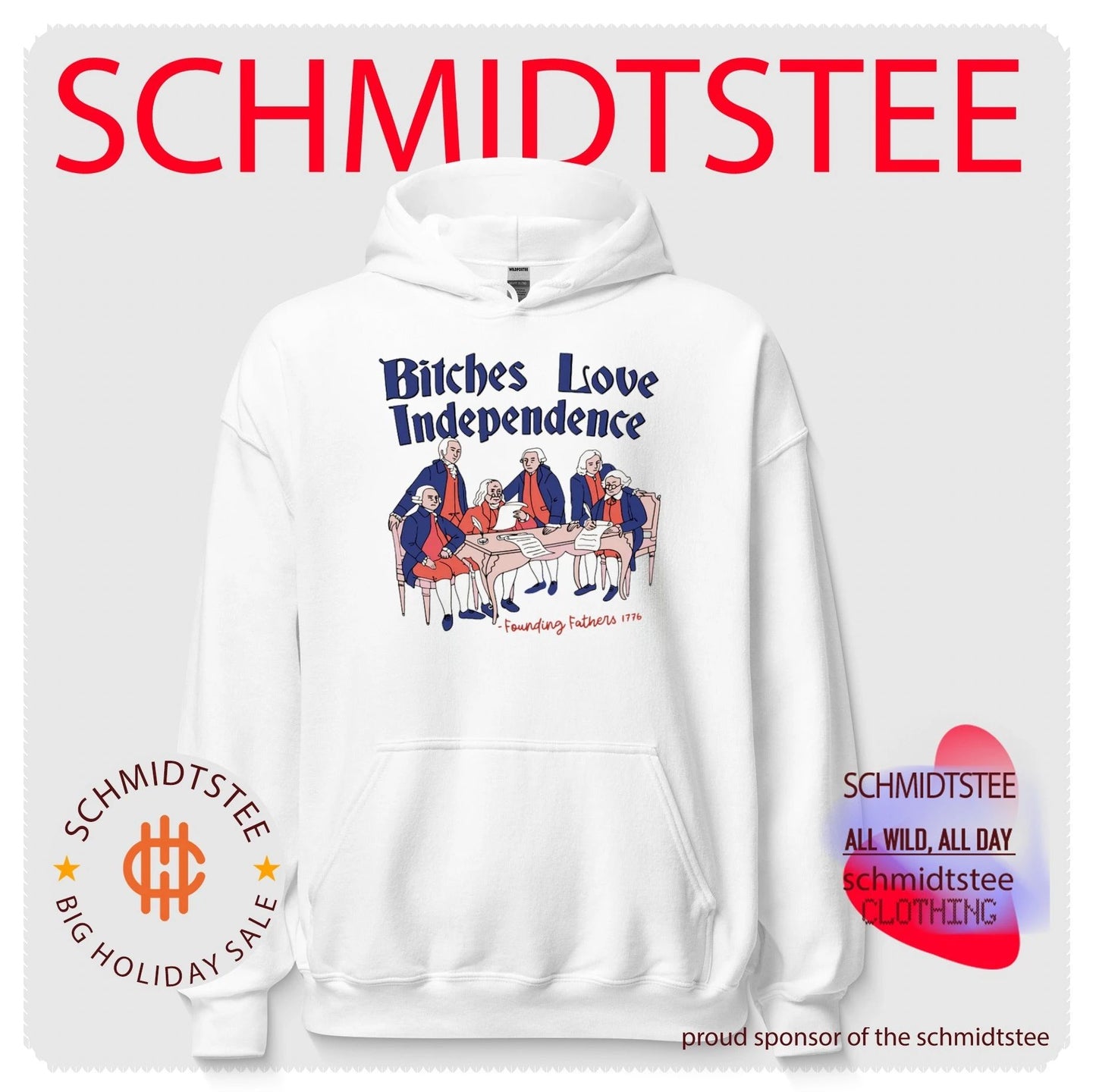 Bitches Love Independence 4th of July Thomas Jefferson Shirt