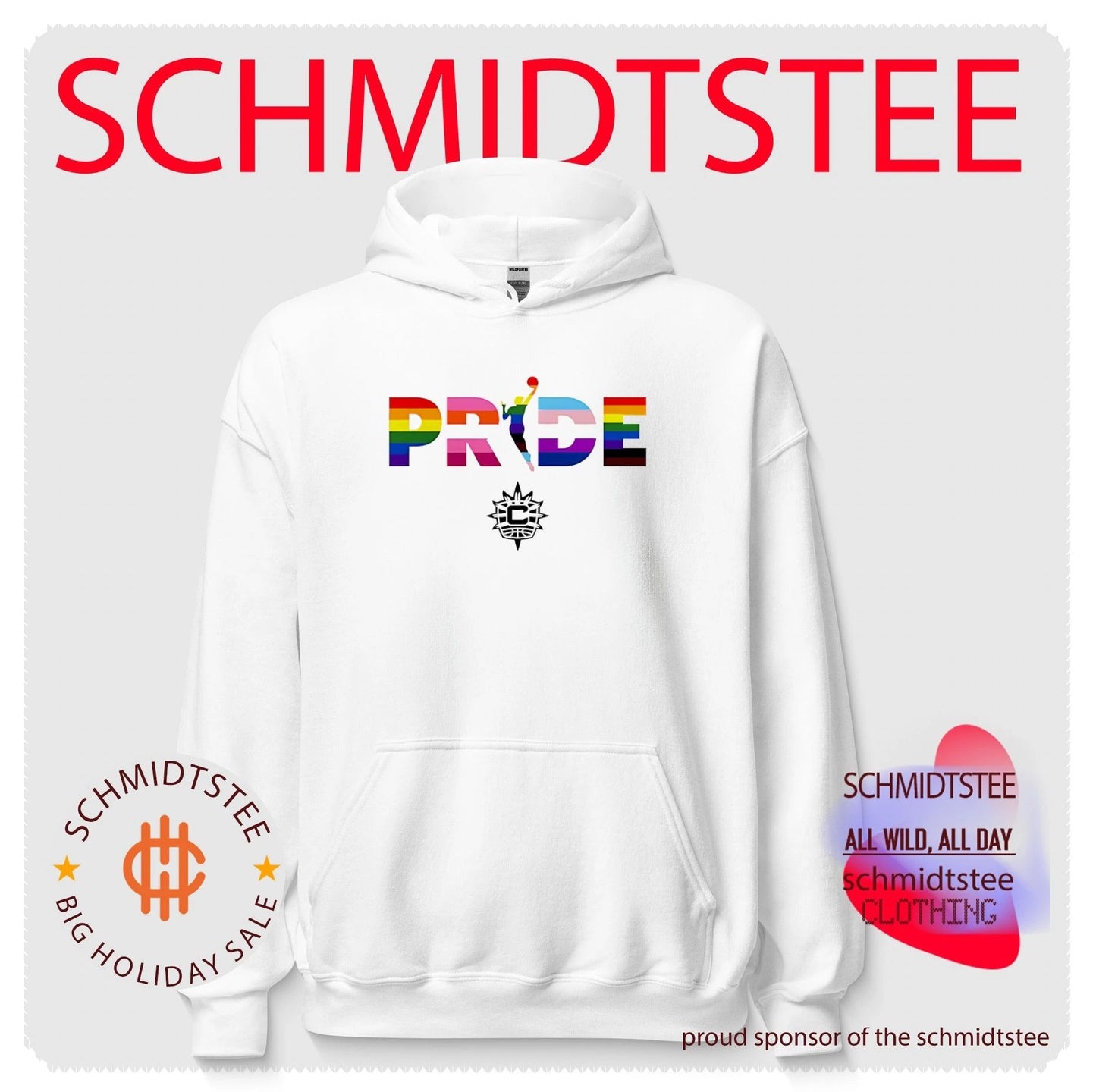 Connecticut Sun WNBA pride stripes shirt