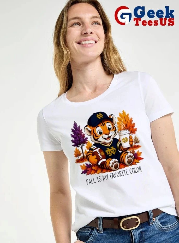 Notre Dame Fighting Irish Tiger Fall Is My Favorite Color College Football 2026 shirt