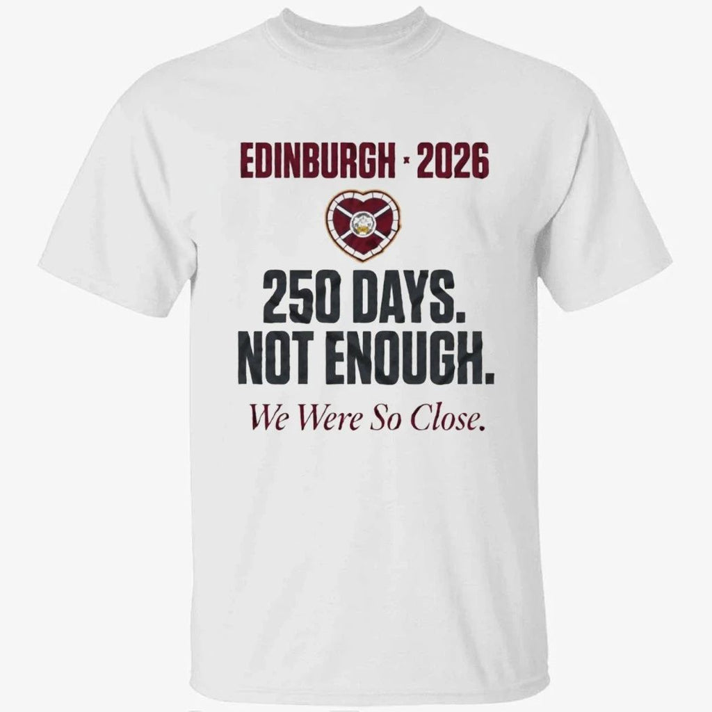 Hearts 250 Days To Heartbreak Scottish Premiership Final Day 2026 Shirt