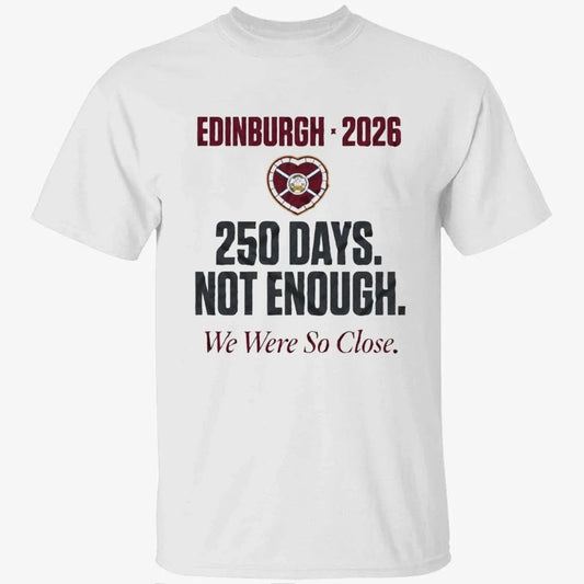 Hearts 250 Days To Heartbreak Scottish Premiership Final Day 2026 Shirt